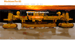 Desktop Screenshot of machinesforall.com